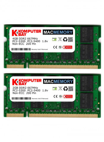 2-Piece Replacement Memory RAM Set 6GB