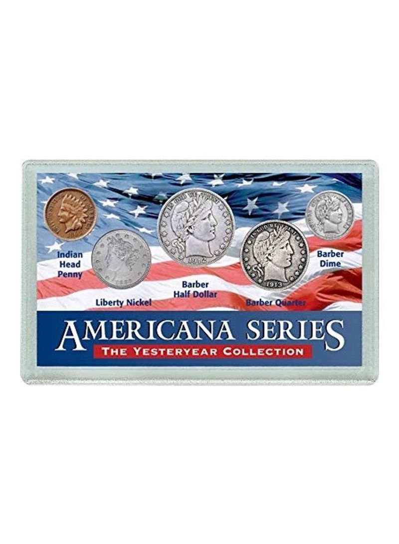 Americana Yesteryear Coin Set 5X3X1inch