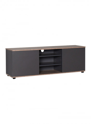 Bordum Low TV Unit Black