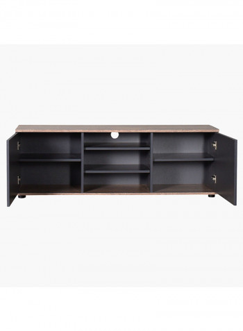 Bordum Low TV Unit Black