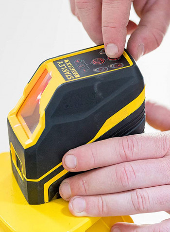 FCL-R Cross Line Alkaline Red Beam Laser Yellow/Black