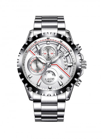 Men's Stainless Steel Quartz Analog Watch NNSB03708838
