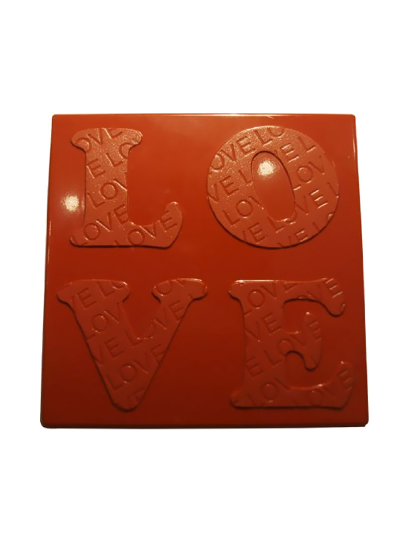 Chocolate Mould Brown 75x75x6millimeter