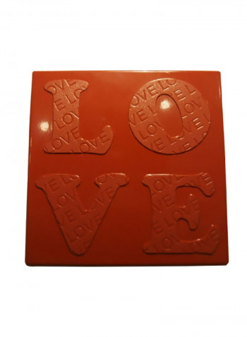 Chocolate Mould Brown 75x75x6millimeter
