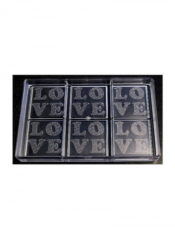 Chocolate Mould Brown 75x75x6millimeter