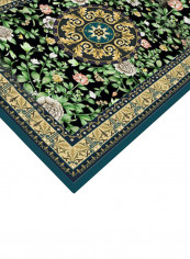 Floral European Style Bedroom Living Room Carpet Multicolour 80X180centimeter