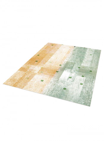 Durable Rectangular Bedroom Living Room Carpet Multicolour 80x180centimeter