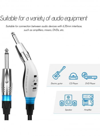 A1-M HiFi Guitar Cable Musical Instrument Cord Audio Cable