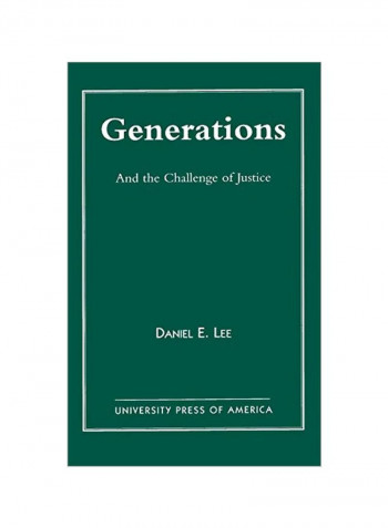 Generations: And The Challenge Of Justice Paperback