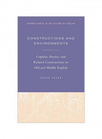 Constructions And Environments Hardcover