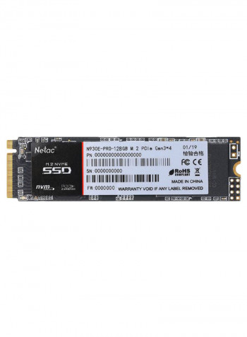 SSD Solid State Internal Hard Drive 128GB Black