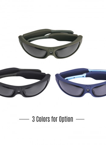 Sunshine 1080P IP55 Waterproof Smart Video Recording Sunglasses