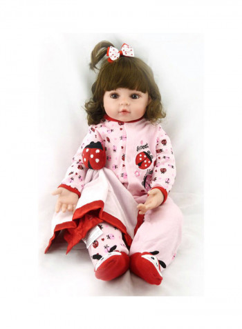 Reborn Baby Doll with Beetle Coat 55x15.5x22.5cm