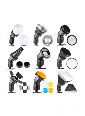 9-In-1 Speedlite Accessory Kit Black