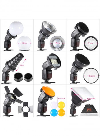 9-In-1 Speedlite Accessory Kit Black
