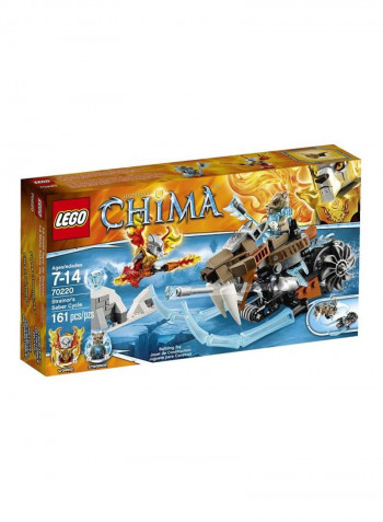 161-Piece Chima Strainor's Saber Cycle Building Set 70220