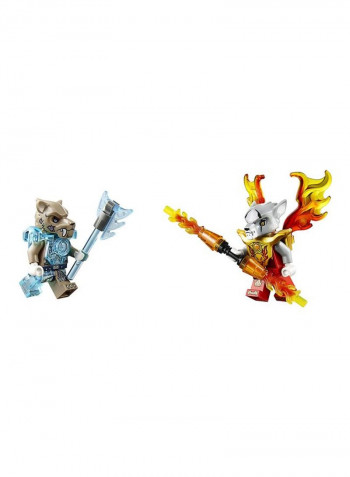 161-Piece Chima Strainor's Saber Cycle Building Set 70220