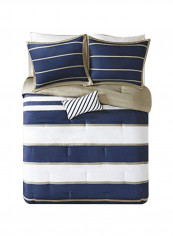 Decorative Comforter Set Polyester Ivory Full/Queen