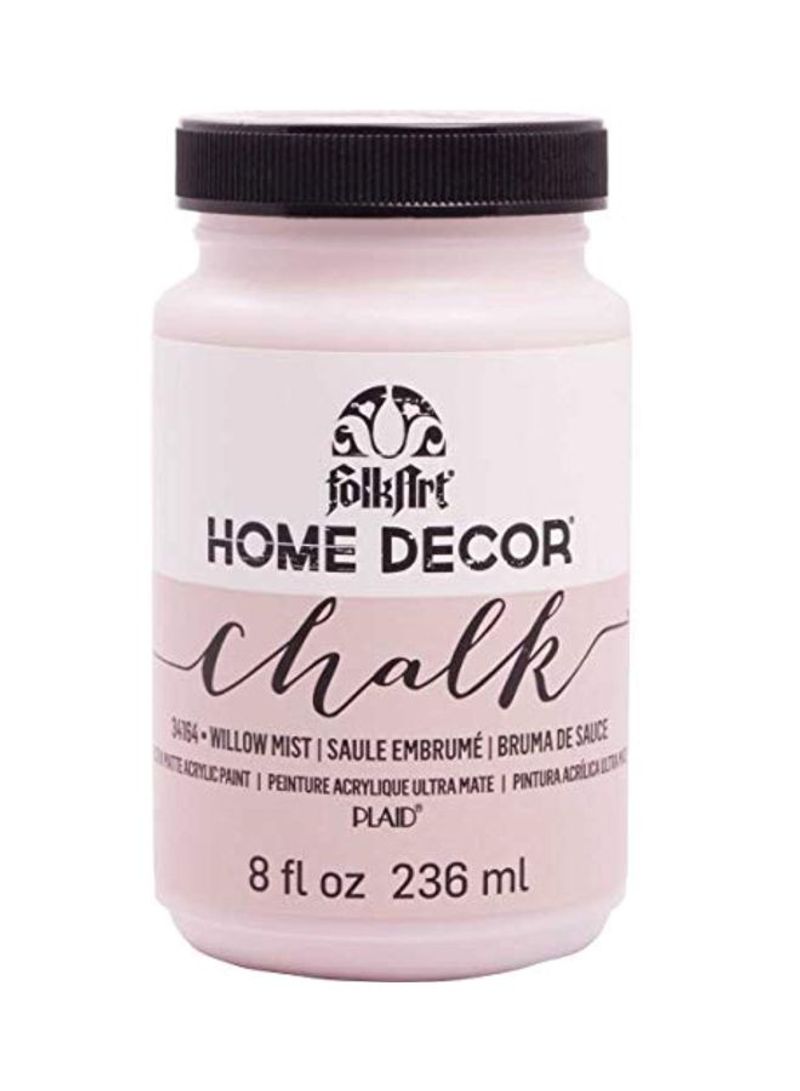 Home Decor Chalk Ultra Matte Acrylic Paint Pink/Black
