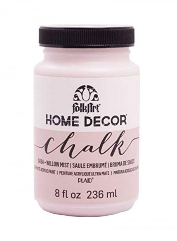 Home Decor Chalk Ultra Matte Acrylic Paint Pink/Black
