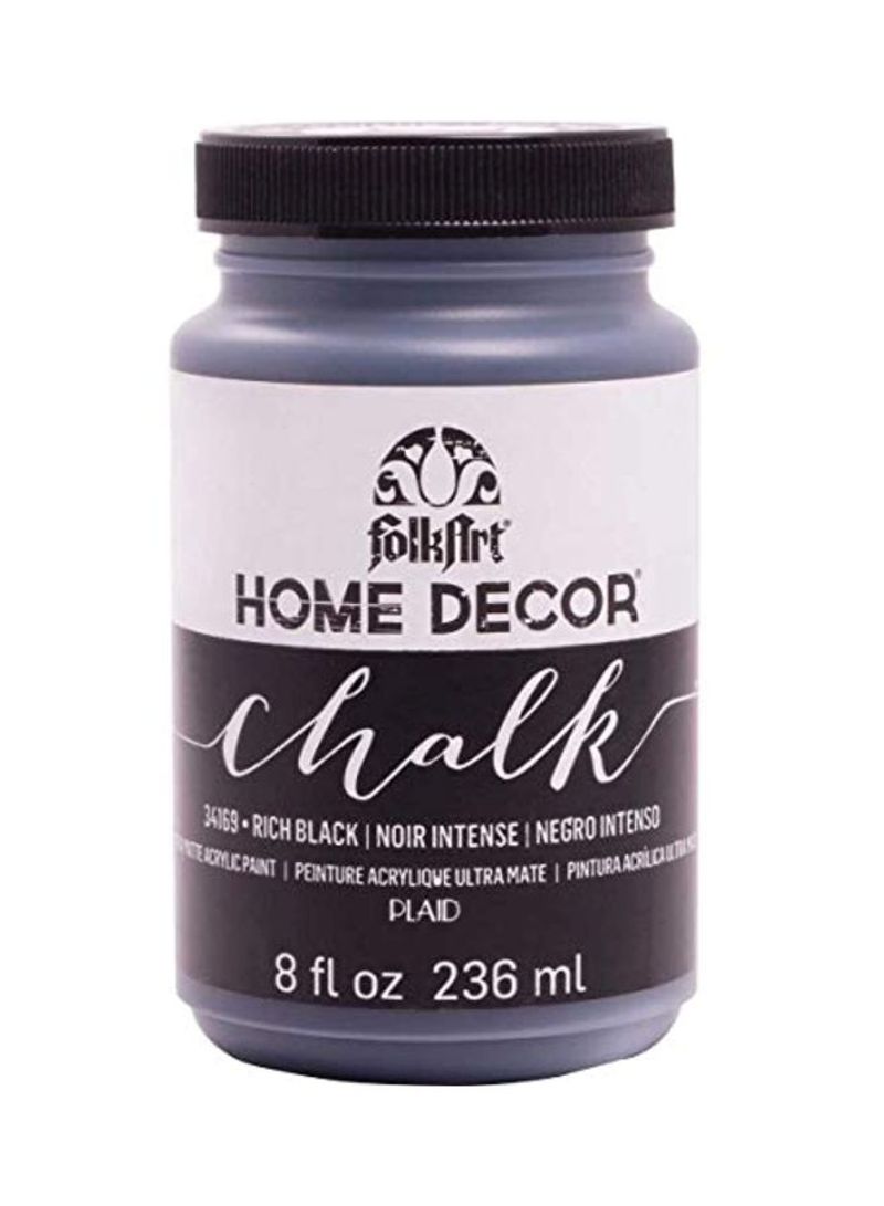 Home Decor Chalk Acrylic Paint Rich Black