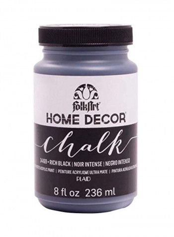 Home Decor Chalk Acrylic Paint Rich Black