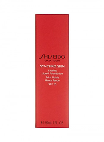 Synchro Skin Lasting Liquid Foundation Broad Spectrum SPF 20 2 Neutral
