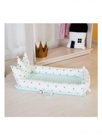 Pack Of 8 Crown Designed Portable Crib Set