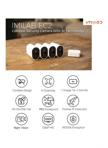 IMILAB EC2 Smart Webcam White/Black