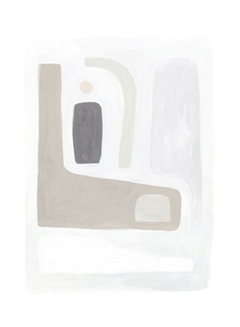 Opal Daydream I Poster Grey/Brown 80x90x3.5centimeter