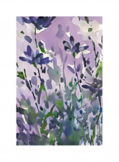Garden Moment I Wall Poster Purple/Green 80x90x3.5centimeter
