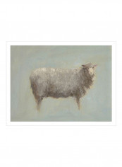 Sheep Strut III Wall Poster Beige 90x80x3.5centimeter