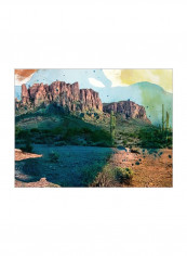 Arizona Abstract Wall Poster Multicolour 90x80x3.5centimeter