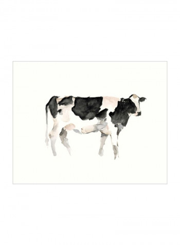 Farm Animal Study II Wall Poster Grey/Black 85x3.5x80centimeter