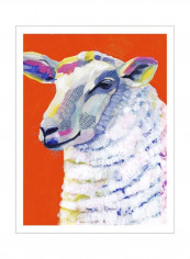 Animal Party II Poster Red/White/Blue 80x90x3.5centimeter