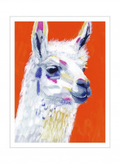 Animal Party IV Poster Red/White/Blue 80x90x3.5centimeter
