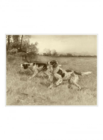 A Thrilling Moment Poster Grey/Black/White 80x90x3.5centimeter