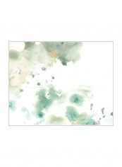 Marble Seafoam I Poster White/Green 85x80x3.5centimeter