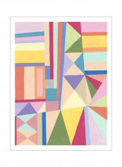 Confetti Structure II Wall Poster Multicolour 80x90x3.5centimeter
