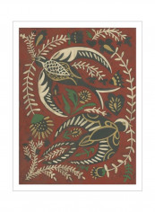 Flight Bound I Wall Poster Red/Beige/Black 80x3.5x90centimeter