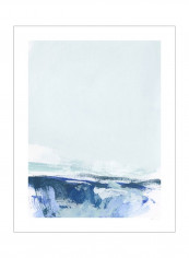 Coastal V Poster Blue/White 80x90x3.5centimeter