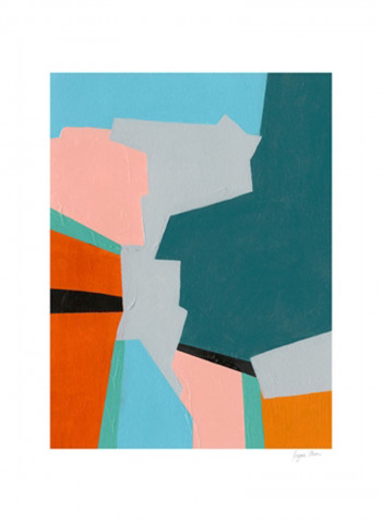 Reunification I Wall Poster Multicolour 80x90x3.5centimeter
