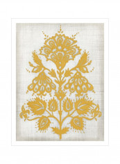 Saffron Detail I Wall Poster Yellow 80x90x3.5centimeter