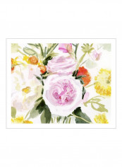 Loose Arrangement III Wall Poster Pink/Green/Yellow 85x80 3.5centimeter