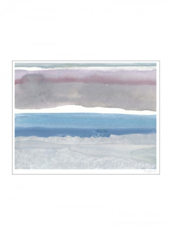 Cerulean Horizon At Sea Ranch Poster Blue/Purple 90x80x3.5centimeter