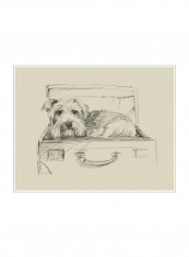 Stowaway I Poster Beige/Black 80x90x3.5centimeter