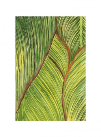 Tropical Crop II Wall Poster Green/Brown 80x90x3.5centimeter
