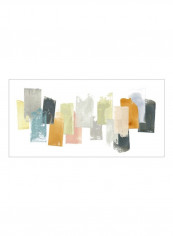 Touchstone II Wall Poster Green/Orange/Grey 90x75x3.5centimeter