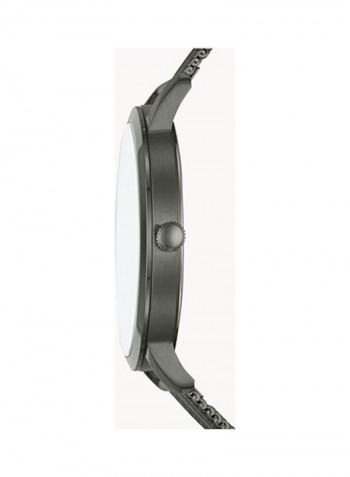 Men's Analog Wrist Watch with Stainless Steel Strap