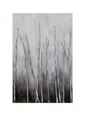 Bare Tree Tops I Wall Poster Grey/Black 80x3.5x90centimeter